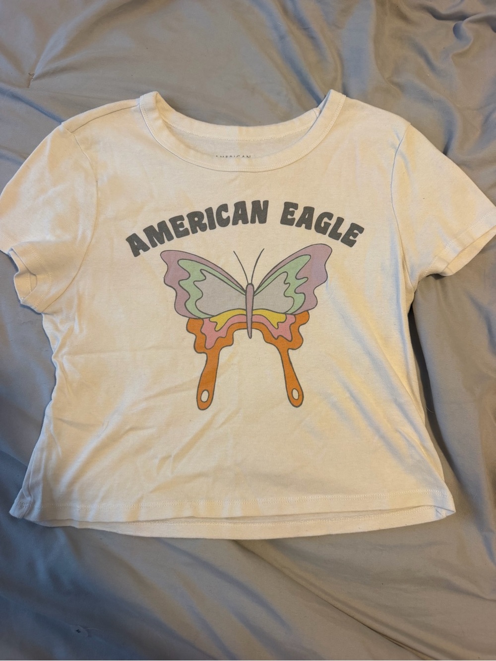 American Eagle Crop Tee
